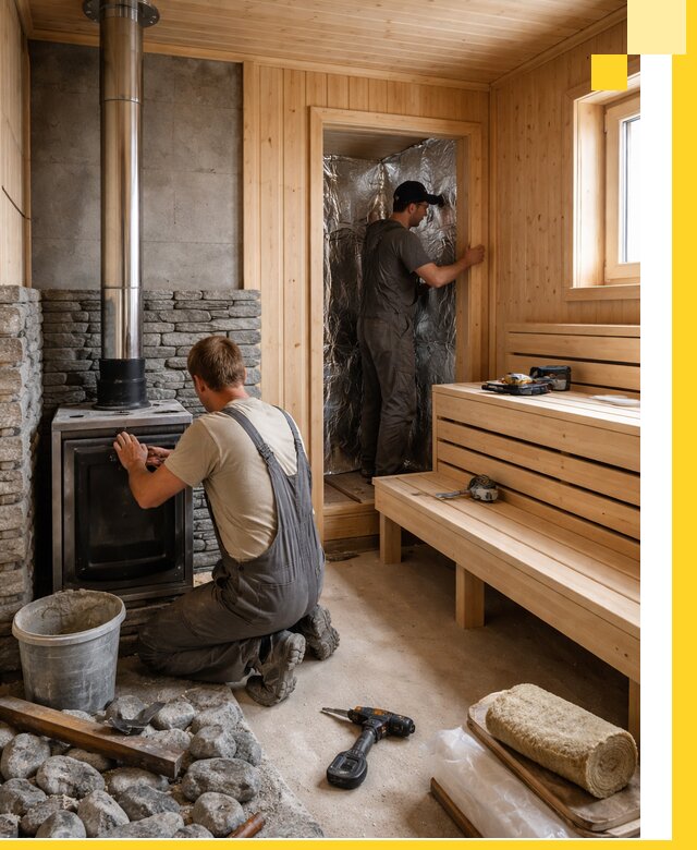 Строительство и изготовление бань под ключ в Чехове