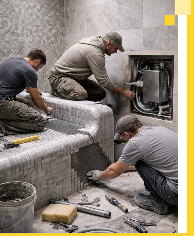 Проекты хамамов под ключ в Чехове и дизайн и строительство