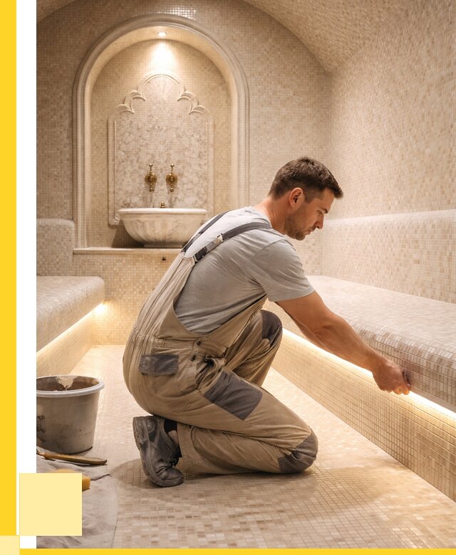 Отделка хамамов под ключ в Чехове от 5592 р. | ЭриданЧхв